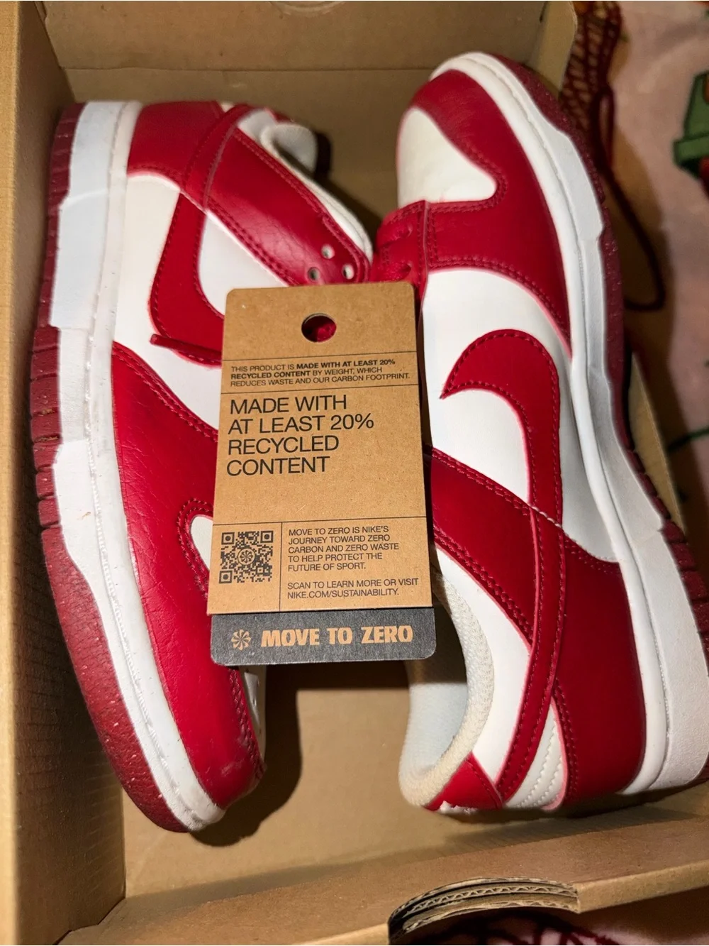 Nike Next Nature Gym Red Dunk Lows Sneakers Women’s 7 Shoes